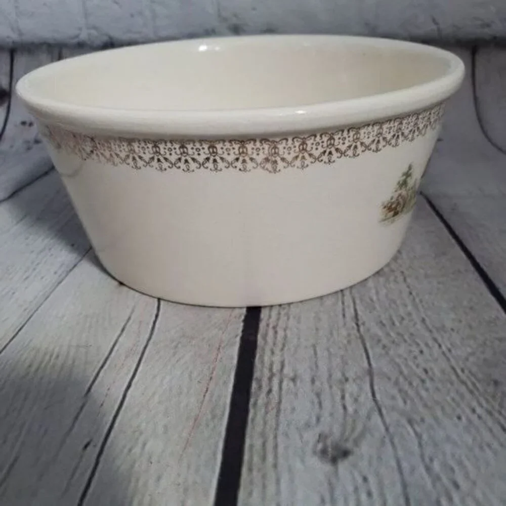 Vintage Pantry Bak-In Ware Crooksville Cream Bowl